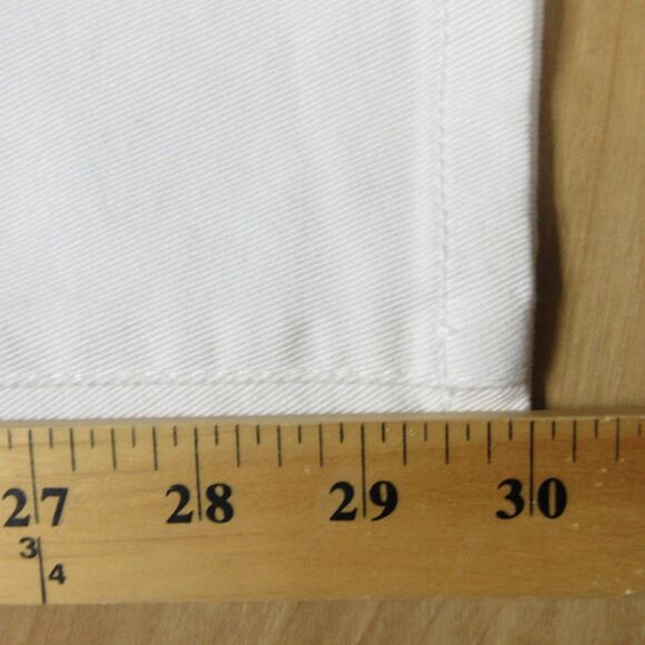 TERRA & SKY High Rise Straight Leg Jeans Plus Sz 28W Vivid White Core Denim NWT - Picture 10 of 13